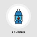 Lantern vector flat icon Royalty Free Stock Photo