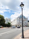 Lantern and view of Bolshaya Nikitskaya street