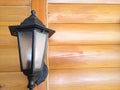 Lantern wooden wall