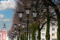 lanterns along the promenade