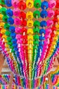 Lanterns at Bongeunsa Temple Royalty Free Stock Photo