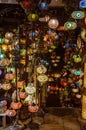 Lanterns at dark shop at turkish bazar
