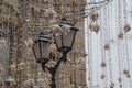 Lanterns and illumination in Moscow Royalty Free Stock Photo