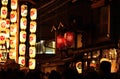 Lanterns of Gion matsuri in summer, Kyoto Japan.