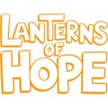 Lanterns Of Hope Bold Text Graphic Royalty Free Stock Photo