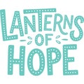 Lanterns Of Hope Design Graphic Royalty Free Stock Photo