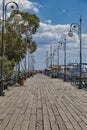 Lanterns on the Larnaca seafront, Cyprus