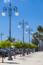 Lanterns on the Larnaca seafront, Cyprus