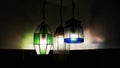 Restroom Lanterns Royalty Free Stock Photo