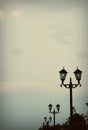 Lanterns on the seafront