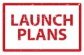 Lanuch plan Royalty Free Stock Photo
