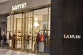 Lanvin at Fashion Avenue at Dubai Mall in Dubai, UAE Royalty Free Stock Photo