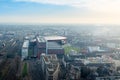 Lanxess Arena Aerial view - Cologne, Germany Royalty Free Stock Photo