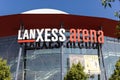 Lanxess Arena in Cologne - CITY OF COLOGNE, GERMANY - JUNE 25, 2021 Royalty Free Stock Photo