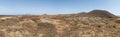 La Graciosa, 4x4, off road, desert, volcano, volcanic, landscape, dirt road, off road, exploring, Lanzarote, Canary Islands, Spain Royalty Free Stock Photo