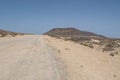 La Graciosa, 4x4, off road, desert, volcano, volcanic, landscape, dirt road, off road, exploring, Lanzarote, Canary Islands, Spain Royalty Free Stock Photo