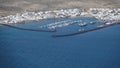 Breakwater structure at Caleta del Sebo