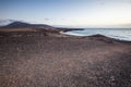 Lanzarote Island Papagayo beach landscape at Canary Islands, Spain Royalty Free Stock Photo