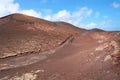 Lanzarote like Mars. Red mountains and ground of Lanzarote who remember the Red Planet.