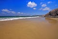 Lanzarote Playa del Pozo beach in costa Papagayo