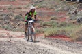 LANZAROTE, SPAIN - MAY 03: ANTONIO LAZARO N184 in action at Adventure mountain bike marathon 