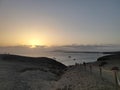 Lanzarote summer sunset