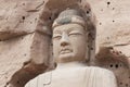 LANZHOU, CHINA - SEP 30 2014: Buddha Statues at Bingling Cave Te Royalty Free Stock Photo