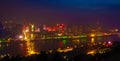 Lanzhou night scene Royalty Free Stock Photo