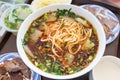 Lanzhou stretched noodles Royalty Free Stock Photo