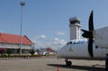 Lao Airline Airplaine at Pakse Airport