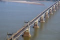 Lao-Nippon Bridge over Mekong River at southern Lao town of Pakse in Champasak Province, Lao PDR.