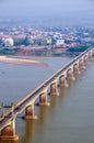 Lao-Nippon Bridge over Mekong River at southern Lao town of Pakse in Champasak Province, Lao PDR.