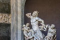 LaocoÃÂ¶n and His Sons marble stature inside the vatican in rome, italy.