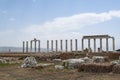 Laodicea on the Lycus, Denizli, Turkey, ruins, agora, ancient city, roman empire, classical, open air museum, colonnade, columns Royalty Free Stock Photo