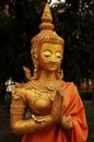 Laos: beautifull Theravada-Buddhist statue in La Royalty Free Stock Photo