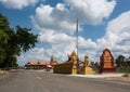 The border between Laos and Cambodia