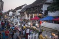 LAOS LUANG PRABANG NIGHTMARKET HANDICRAFT Royalty Free Stock Photo