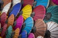 LAOS LUANG PRABANG NIGHTMARKET UMBRELLA Royalty Free Stock Photo