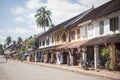 LAOS LUANG PRABANG OLD TOWN SISAVANGVONG ROAD