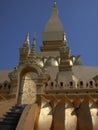 Laos stupa 1 Royalty Free Stock Photo