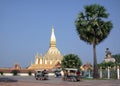 Laos stupa 2 Royalty Free Stock Photo