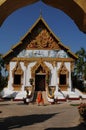 Laos: Indochina biggest Theravada-Buddhist College in Pakse Royalty Free Stock Photo