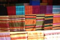 Laos` Traditional Hand Woven Cotton Sarong Royalty Free Stock Photo