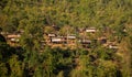 Laos village along the Mekong river