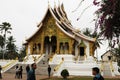 Laos: The national museum in Luang Brabang City is a beautiful buddhist temple