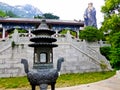 Laoshan Taiqinggong Laozi statue Royalty Free Stock Photo