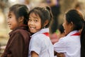 Laotian little girls portrait