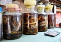 Laotian people made traditional liquor fermented and pickled wit