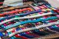 Laotian skirts are sold at night market in Luang Prabang, Laos