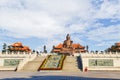 Laozi statue in yuanxuan taoist temple guangzhou Royalty Free Stock Photo